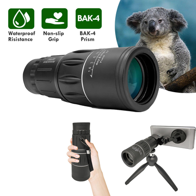Zoom Hiking Monocular Telescope , 16x52 Monocular Dual Focus Optics Zoom Telescope