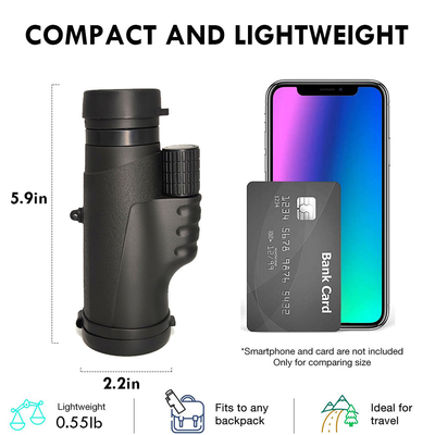 Waterproof Long Range Monocular Telescope 10x42 With Night Vision